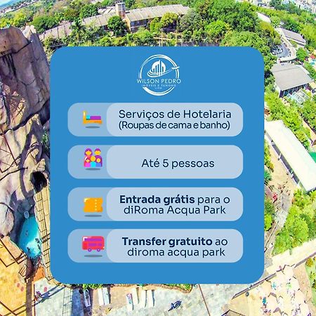 Piazza Diroma - Acqua Park E Splash Caldas Novas Eksteriør bilde